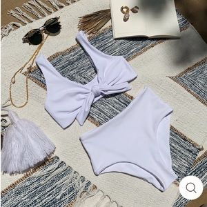 LIA front tie bikini top